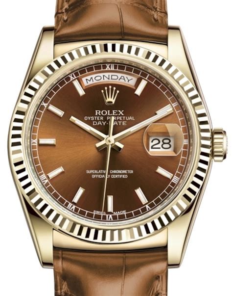 rolex day date leather strap size|rolex day date 1803 strap.